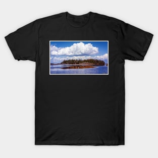 Wooded island off the coast of Nova Scotia T-Shirt